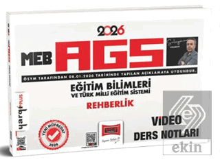 2026 MEB-AGS Eğitim Bilimleri ve Türk Milli Eğitim Sistemi Rehberlik Video Ders Notları