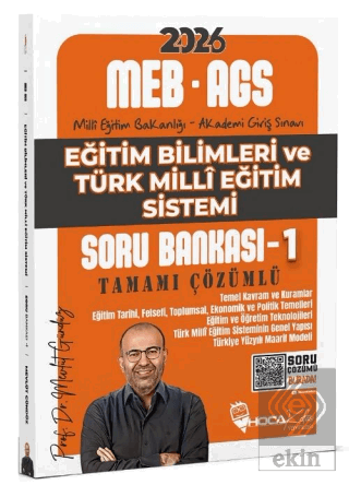 2026 MEB-AGS Eğitim Bilimleri ve Türk Milli Eğitim Sistemi Soru Bankası - 1