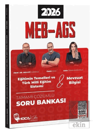 2026 MEB-AGS Eğitimin Temelleri ve Türk Milli Eğitim Sistemi, Mevzuat Bilgisi Soru Bankası Çözümlü