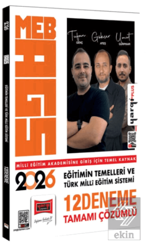 2026 MEB-AGS Eğitimin Temelleri ve Türk Milli Eğitim Sistemi Tamamı Çözümlü 12 Deneme