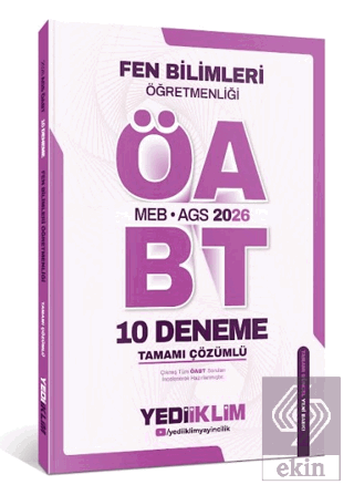 2026 MEB AGS Fen Bilimleri Öğretmenliği Tamamı Çözümlü 10 Deneme