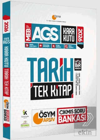 2026 MEB-AGS Kara Kutu Tarih TEK KİTAP ÖSYM Arşiv Çıkmış Soru Bankası 