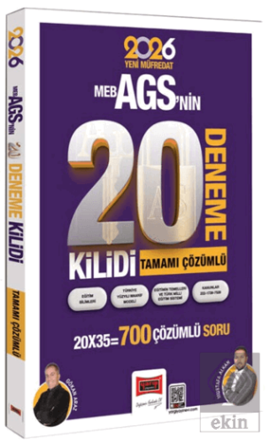 2026 MEB-AGS Kilidi Tamamı Çözümlü 20 Deneme