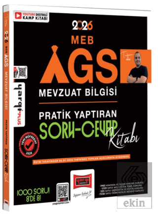2026 MEB-AGS Mevzuat Bilgisi Pratik Yaptıran Soru-Cevap Kitabı