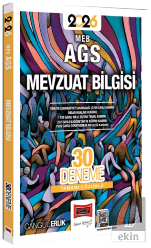 2026 MEB-AGS Mevzuat Bilgisi Tamamı Çözümlü 30 Deneme