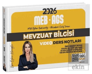2026 MEB-AGS Mevzuat Bilgisi Video Ders Notları