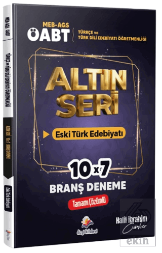 2026 MEB AGS ÖABT Altın Seri Türkçe Öğretmenliği - Türk Dili ve Edebiy