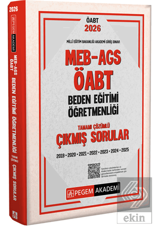 2026 MEB AGS ÖABT Beden Eğitimi Öğretmenliği Tamamı Çözümlü Çıkmış Sorular