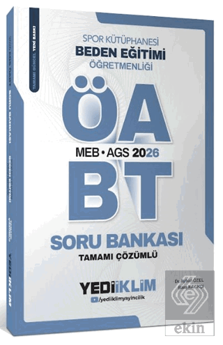 2026 MEB AGS ÖABT Beden Eğitimi Öğretmenliği Tamamı Çözümlü Soru Banka