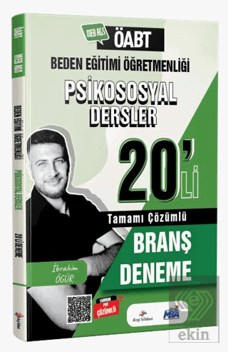 2026 MEB AGS ÖABT Beden Eğitimi Psikososyal Dersler Tamamı PDF Çözümlü
