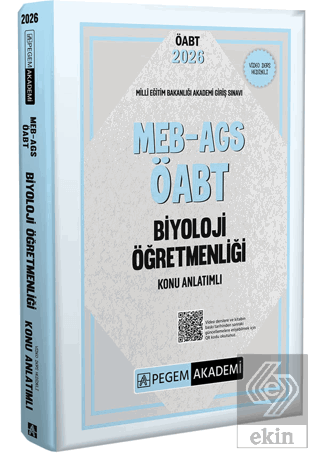 2026 MEB AGS ÖABT Biyoloji Öğretmenliği Konu Anlatımlı