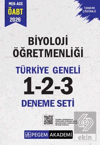 2026 MEB AGS ÖABT Biyoloji Öğretmenliği Tamamı Çözümlü Türkiye Geneli 1-2-3 (3lü Deneme Seti)