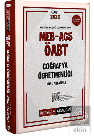 2026 MEB AGS ÖABT Coğrafya Öğretmenliği Konu Anlatımlı