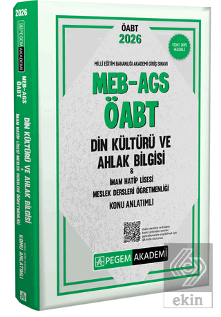 2026 MEB AGS ÖABT Din Kültürü ve Ahlak Bilgisi-İmam Hatip Lisesi Mesle