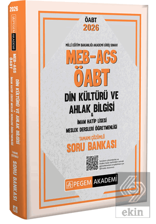 2026 MEB AGS ÖABT Din Kültürü ve Ahlak Bilgisi-İmam Hatip Lisesi Tamam