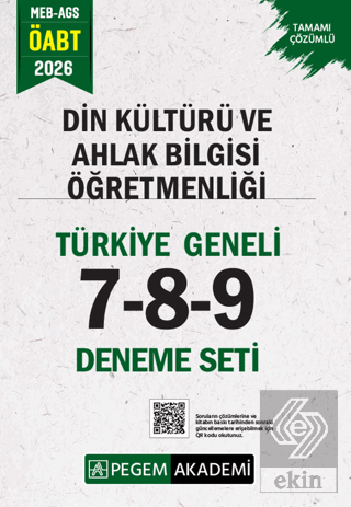 2026 MEB AGS ÖABT Din Kültürü ve Ahlak Bilgisi Öğretmenliği Tamamı Çöz