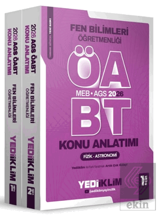 2026 MEB AGS ÖABT Fen Bilimleri Öğretmenliği Konu Anlatımı 2 Cilt