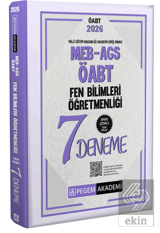2026 MEB AGS ÖABT Fen Bilimleri Öğretmenliği Tamamı Çözümlü 7 Deneme