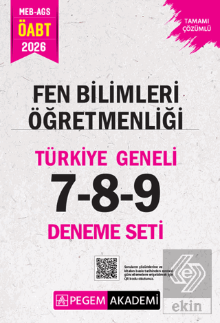 2026 MEB AGS ÖABT Fen Bilimleri Öğretmenliği Tamamı Çözümlü Türkiye Ge