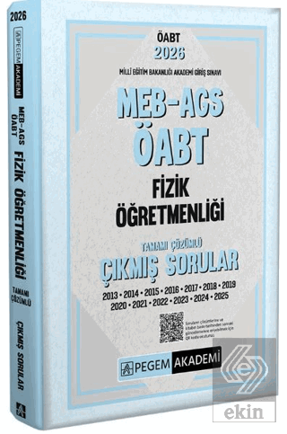 2026 MEB AGS ÖABT Fizik Öğretmenliği Tamamı Çözümlü Çıkmış Sorular