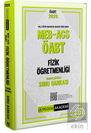 2026 MEB AGS ÖABT Fizik Öğretmenliği Tamamı Çözümlü Soru Bankası