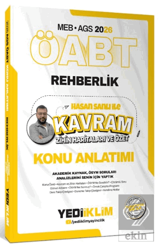 2026 MEB AGS ÖABT Hasan Sanlı ile Rehberlik Kavram Zihin Haritaları ve Özet Konu Anlatımı
