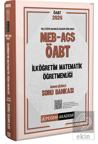 2026 MEB AGS ÖABT İlköğretim Matematik Öğretmenliği Tamamı Çözümlü Sor