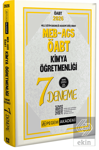 2026 MEB AGS ÖABT Kimya Öğretmenliği Tamamı Çözümlü 7 Deneme