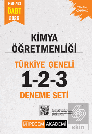 2026 MEB AGS ÖABT Kimya Öğretmenliği Tamamı Çözümlü Türkiye Geneli 1-2-3 (3lü Deneme Seti)