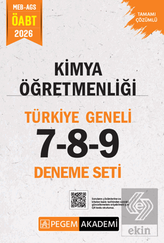 2026 MEB AGS ÖABT Kimya Öğretmenliği Tamamı Çözümlü Türkiye Geneli 7-8