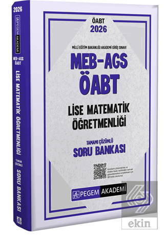 2026 MEB AGS ÖABT Lise Matematik Öğretmenliği Tamamı Çözümlü Soru Bank