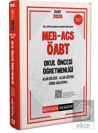 2026 MEB AGS ÖABT Okul Öncesi Öğretmenliği Alan Bilgisi - Alan Eğitimi