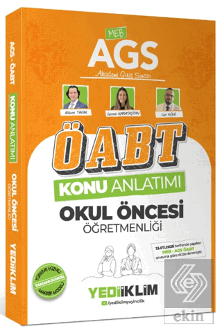 2026 MEB AGS ÖABT Okul Öncesi Öğretmenliği Konu Anlatımı