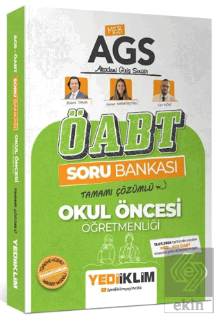 2026 MEB AGS ÖABT Okul Öncesi Öğretmenliği Tamamı Çözümlü Soru Bankası