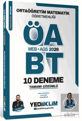 2026 MEB AGS ÖABT Ortaöğretim Matematik Öğretmenliği Tamamı Çözümlü 10