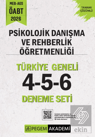 2026 MEB AGS ÖABT Psikolojik Danışma ve Rehberlik Öğretmenliği Tamamı 