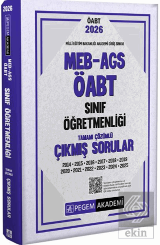 2026 MEB AGS ÖABT Sınıf Öğretmenliği Tamamı Çözümlü Çıkmış Sorular