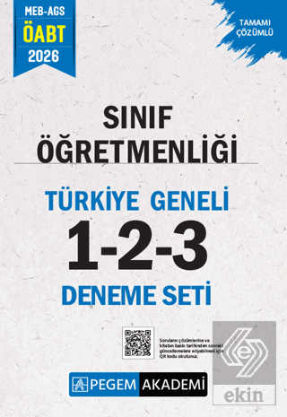 2026 MEB AGS ÖABT Sınıf Öğretmenliği Tamamı Çözümlü Türkiye Geneli 1-2-3 (3lü Deneme Seti)