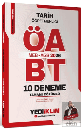 2026 MEB AGS ÖABT Tarih Öğretmenliği Tamamı Çözümlü 10 Deneme