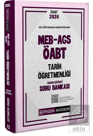 2026 MEB AGS ÖABT Tarih Öğretmenliği Tamamı Çözümlü Soru Bankası