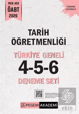 2026 MEB AGS ÖABT Tarih Öğretmenliği Tamamı Çözümlü Türkiye Geneli 4-5