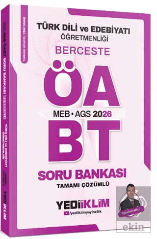 2026 MEB AGS ÖABT Türk Dili Ve Edebiyatı Öğretmenliği Berceste Tamamı 