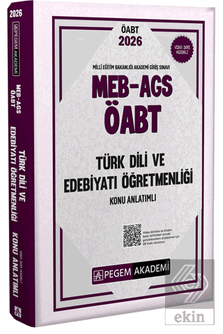 2026 MEB-AGS ÖABT Türk Dili ve Edebiyatı Öğretmenliği Konu Anlatımlı