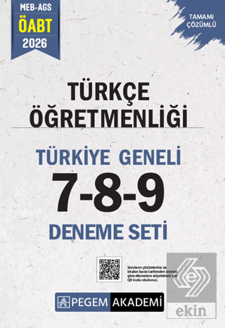 2026 MEB AGS ÖABT Türkçe Öğretmenliği Tamamı Çözümlü Türkiye Geneli 7-