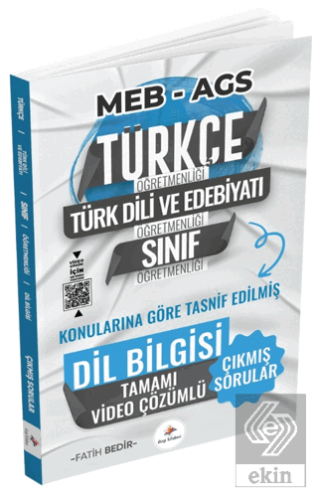 2026 MEB AGS ÖABT Türkçe, Türk Dili ve Edebiyatı, Sınıf Öğretmenliği K