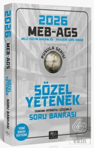 2026 MEB-AGS Sözel Yetenek Soru Bankası Çözümlü Pusula Serisi
