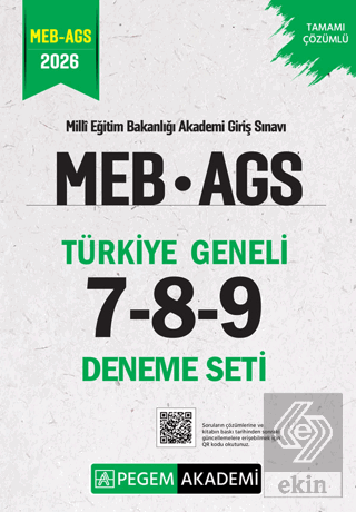 2026 MEB AGS Tamamı Çözümlü Türkiye Geneli 7-8-9 (3lü Deneme Seti)