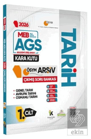 2026 MEB-AGS TARİH'in Kara Kutusu 1.Cilt (Genel ve Osmanlı Tarihi) ÖSY