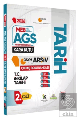 2026 MEB-AGS TARİHin Kara Kutusu 2.Cilt (İnkılap Tarihi) ÖSYM Çıkmış Ç