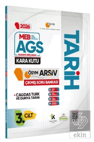 2026 MEB-AGS TARİHin Kara Kutusu 3.Cilt ÖSYM Çıkmış Soru Havuzu Bankas